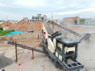 equipments that deal with rubble material